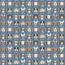 RJR Cotton & Steel Woof You Puppy Portraits - SD201-AS2 Awwww So Cute! - Cotton Fabric