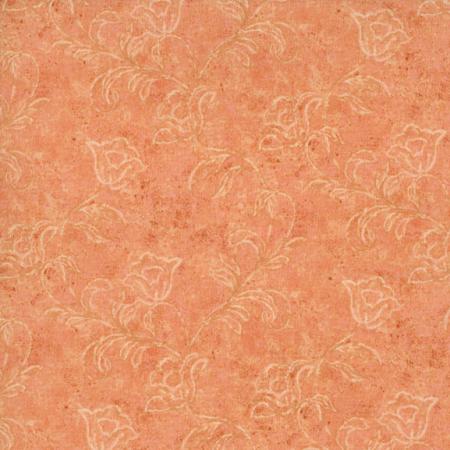 RJR Jinny Beyer Palette Textured Bud - 6342-013 Salmon - Cotton Fabric