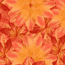 RJR Kaleidoscope Floral - RJ2400-OR8 Orange & Red - Cotton Fabric