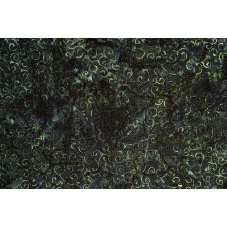RJR Malam Batiks X Legacy Scroll - JB1005-EV1B Evergreen - Cotton Fabric