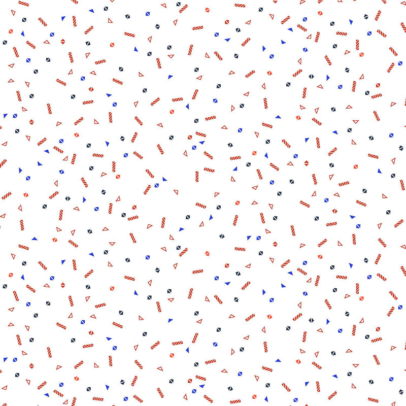 RJR Miniature Minis II Shaken Shapes - RJ1701-JC7 July Confetti - Cotton Fabric