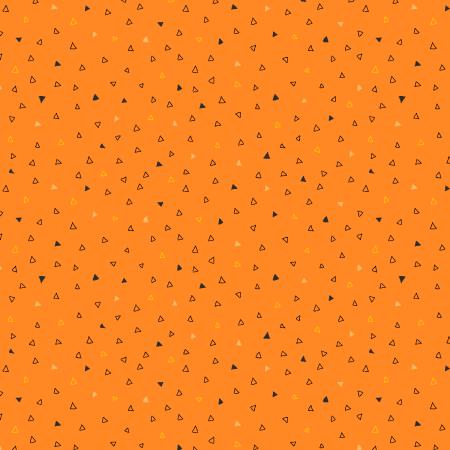 RJR Miniature Minis II Triangulate - RJ6123-OR1 Orange - Cotton Fabric