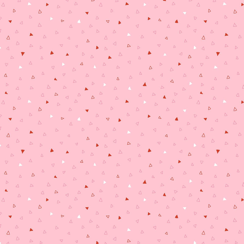 RJR Miniature Minis II Triangulate - RJ6123-PI3 Pink - Cotton Fabric