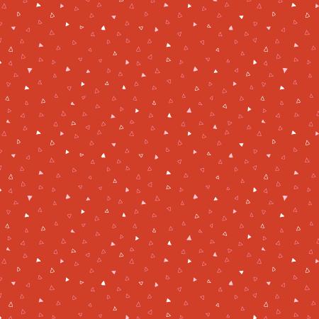 RJR Miniature Minis II Triangulate - RJ6123-RE4 Red - Cotton Fabric