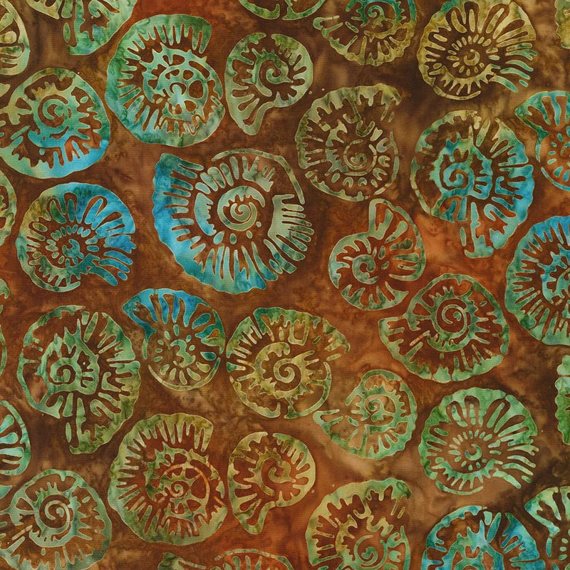 RK Artisan Batiks: Beachcombers - AMD-22773-271 Sepia - Cotton Batik Fabric