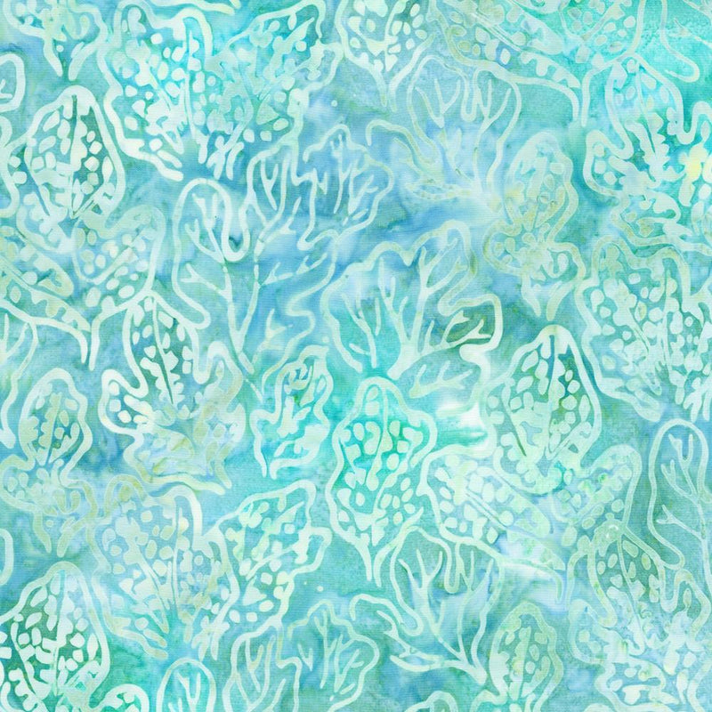 RK Artisan Batiks: Beachcombers - AMD-22775-70 Aqua - Cotton Batik Fabric