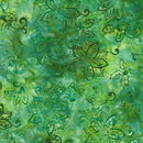 RK Artisan Batiks: Christmas Cheer - 23950-7 Green - Cotton Batik Fabric