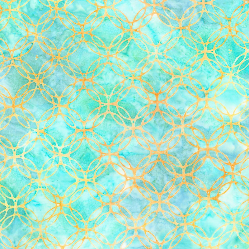 RK Artisan Batiks: Geo Earth - 23422-217 Glacier - Cotton Fabric