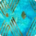 RK Artisan Batiks: Geo Earth - 23424-73 Lake - Cotton Fabric