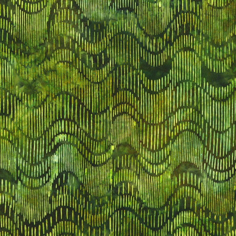 RK Artisan Batiks: Geo Earth - 23425-218 Avocado - Cotton Fabric