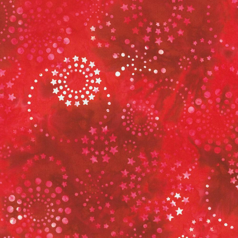 RK Artisan Batiks: Liberty 2 - SRK-22849-3 Red - Cotton Batik Fabric