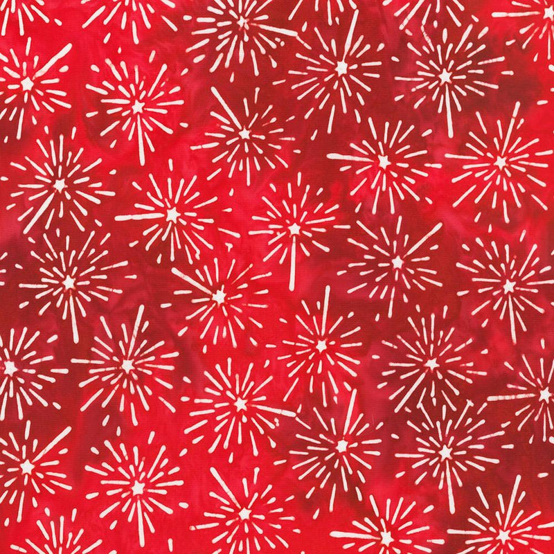 RK Artisan Batiks: Liberty 2 - SRK-22851-3 Red - Cotton Batik Fabric