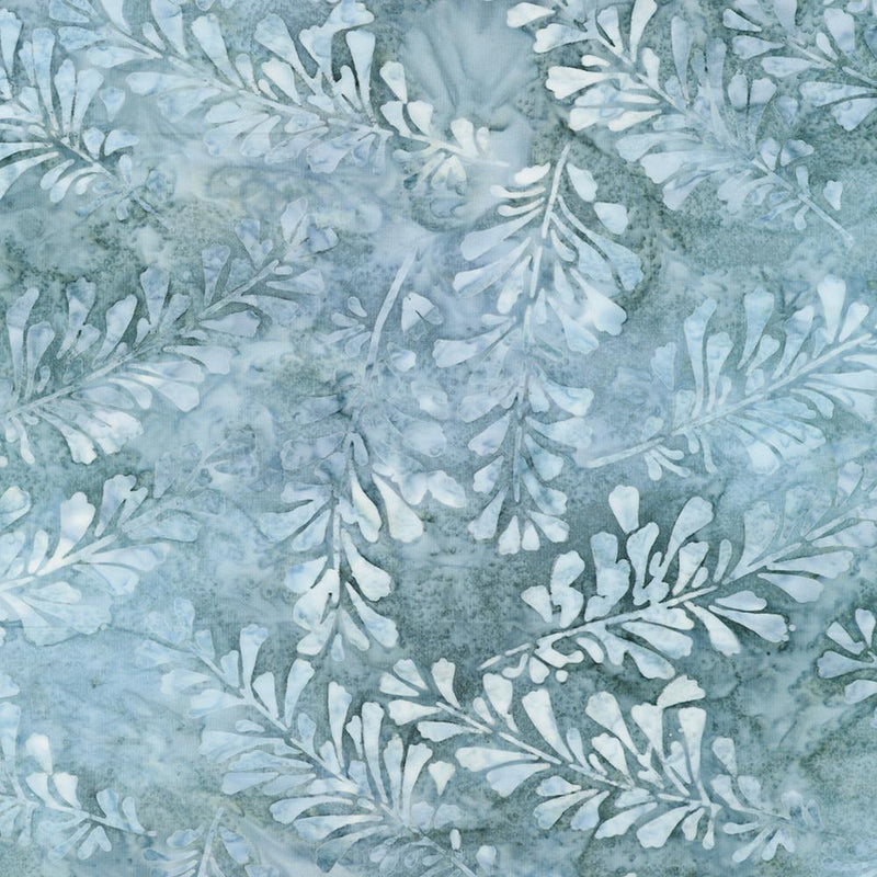 RK Artisan Batiks: Morning Mist - 23475-68 Dusty Blue - Cotton Batik Fabric