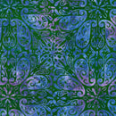 RK Artisan Batiks: Paisley Bouquet - AMD-22837-201 Jewel - Cotton Batik Fabric