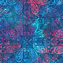 RK Artisan Batiks: Paisley Bouquet - AMD-22837-64 Azure - Cotton Batik Fabric