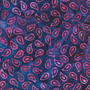 RK Artisan Batiks: Paisley Bouquet - AMD-22839-220 Pansy - Cotton Batik Fabric