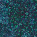 RK Artisan Batiks: Paisley Bouquet - AMD-22839-69 Midnight - Cotton Batik Fabric