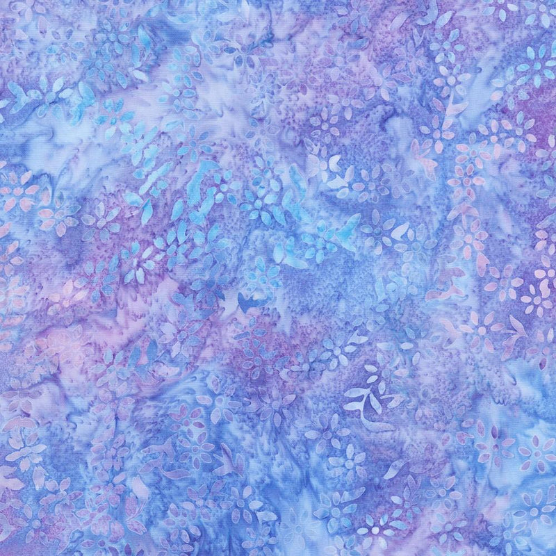RK Artisan Batiks: Paisley Bouquet - AMD-22840-23 Lavender - Cotton Batik Fabric