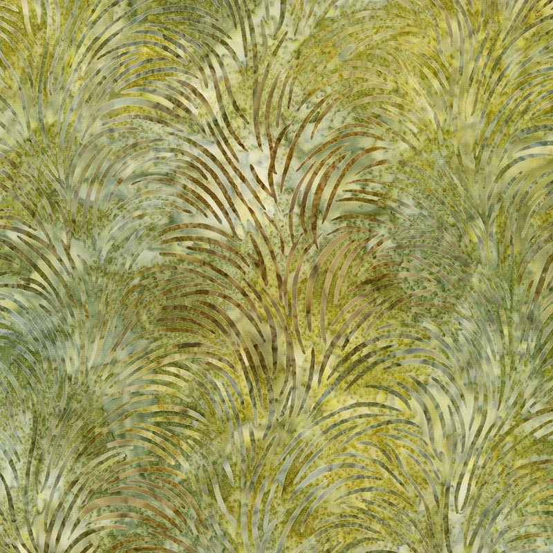 RK Artisan Batiks: Patterns In Nature - 22680-331 Olive Leaf - Cotton Batik