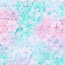 RK Artisan Batiks: Serene Bouquet - 22984-198 Pastel - Cotton Fabric