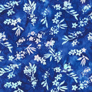 RK Artisan Batiks: Serene Bouquet - 22986-62 Indigo - Cotton Fabric