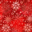 RK Artisan Batiks: Star Spangled - SRK-24178-2 Red - Cotton Batik Fabric