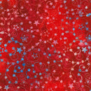 RK Artisan Batiks: Star Spangled - SRK-24179-210 Special Red - Cotton Batik Fabric