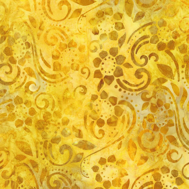 RK Artisan Batiks: Sun Forest - AMD-22000-138 Honey - Cotton Fabric