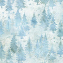 RK Artisan Batiks: Winter Pines - 23141-254 Frost - Cotton Batik Fabric