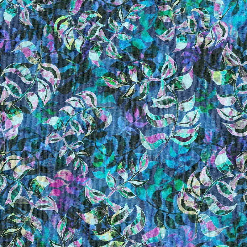 RK Bella Blossoms - SRKD-23077-17 Iris - Cotton Fabric