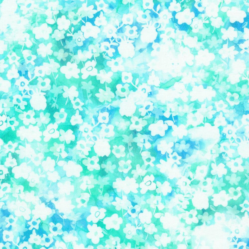 RK Bella Blossoms - SRKD-23080-63 Sky - Cotton Fabric