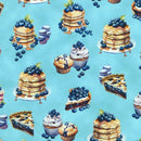 RK Blueberry Brunch - 23281-264 Spa - Cotton Fabric