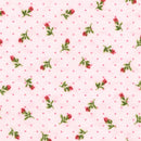 RK Bouquet Of Roses Flannel - 21369-229 Slipper - Cotton Flannel Fabric
