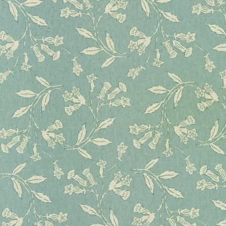 RK Cotton Flax Prints - SB-850469D1-2 Peppermint - Cotton Flax Fabric