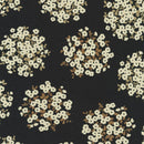 RK Cotton Flax Prints - SB-850470D1-5 Black - Cotton Flax Fabric