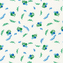 RK Gentle Petals 21157-4 Blue - Cotton Fabric