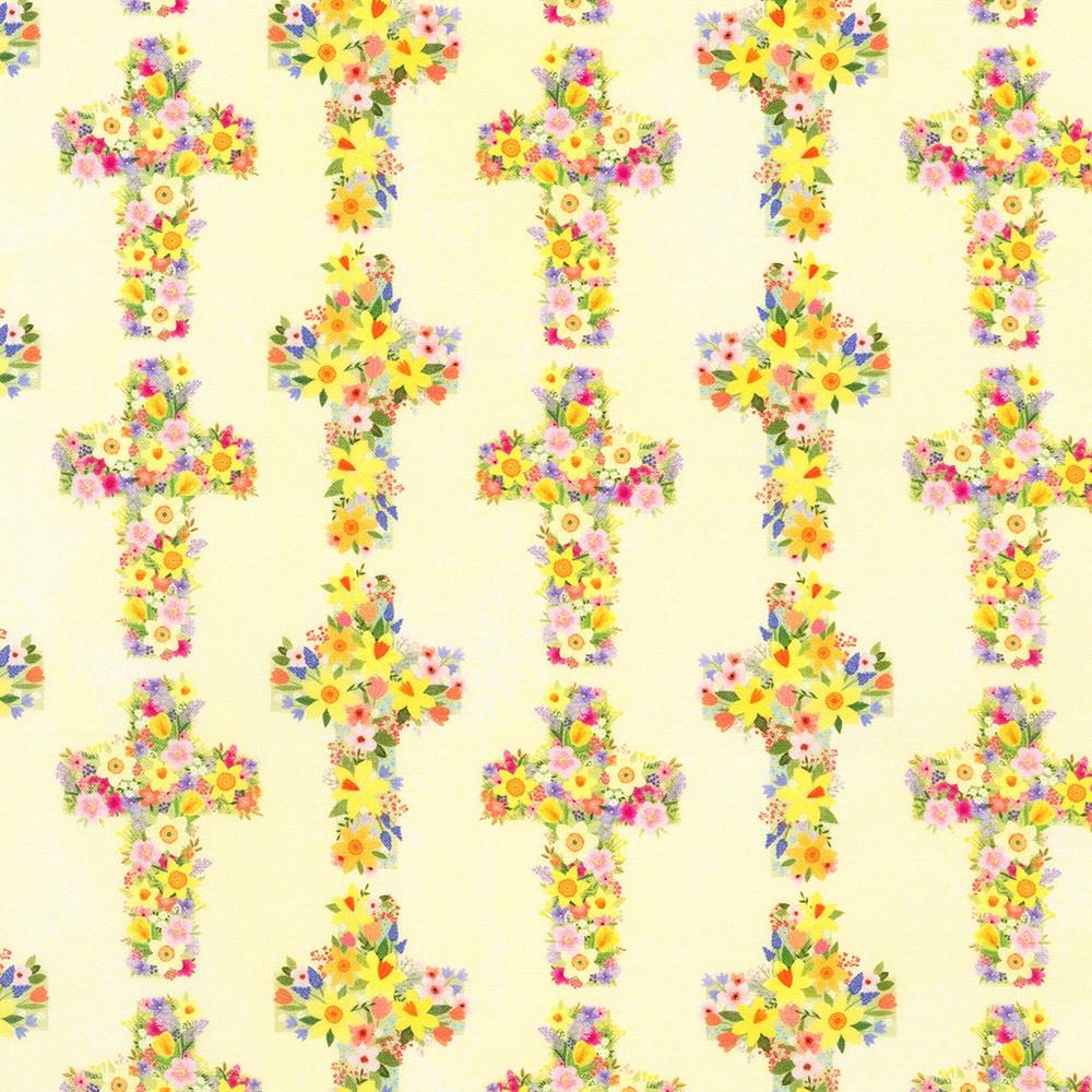 RK Happy Easter - 23577-84 Cream - Cotton Fabric