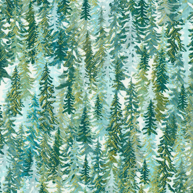 RK Hill Shine - 23239-385 Eucalyptus - Cotton Fabric