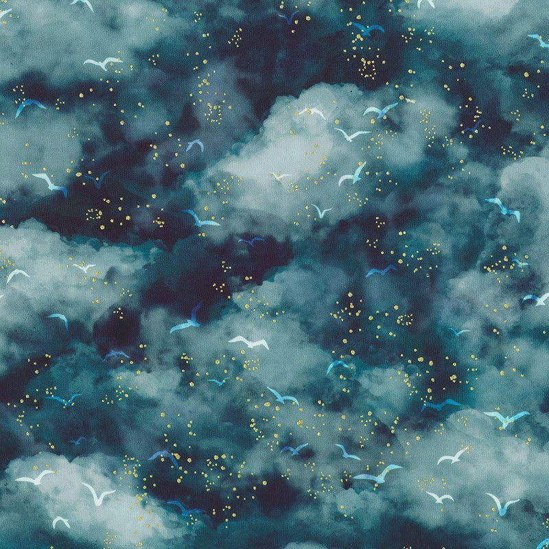 RK Hill Shine - 23243-69 Midnight - Cotton Fabric
