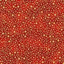 RK Holiday Charms - 19952-3 Red - Cotton Metallic Fabric
