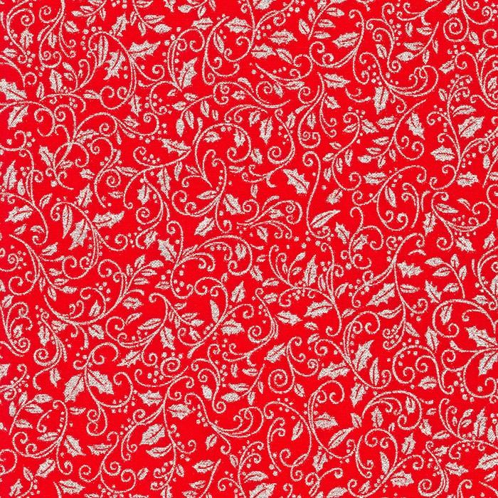RK Holiday Charms - 20969-93 Scarlet - Cotton Metallic Fabric