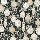 RK Holiday Flourish - Festive Finery - SRKM-22287-304 Shadow - Cotton Metallic Fabric