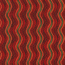 RK Holiday Flourish - Peppermint Twist - 22950-113 Cranberry - Cotton Metallic Fabric