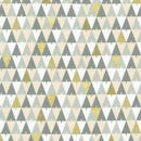 RK Holiday Flourish - Peppermint Twist - 22951-185 Steel - Cotton Metallic Fabric