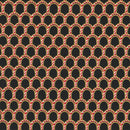 RK Holiday Flourish - Peppermint Twist - 22952-2 Black - Cotton Metallic Fabric