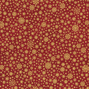 RK Holiday Flourish - Peppermint Twist - 22953-113 Cranberry - Cotton Metallic Fabric