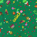 RK How the Grinch Stole Christmas - ADED-23100-224 Evergreen - Cotton Fabric