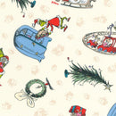 RK How the Grinch Stole Christmas - ADED-23100-3 Red - Cotton Fabric