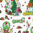 RK How the Grinch Stole Christmas - ADED-23101-1 White - Cotton Fabric