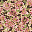 RK Imperial Collection - Graceful Cranes - 23505-24 Plum - Cotton Fabric